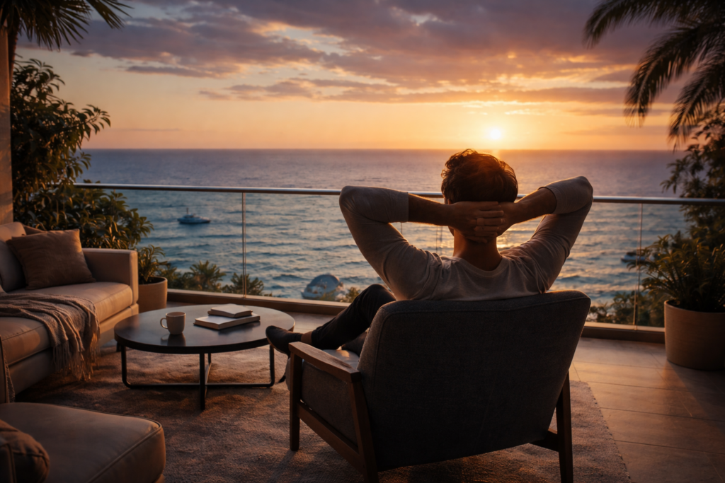 passive income lifestyle success with AI