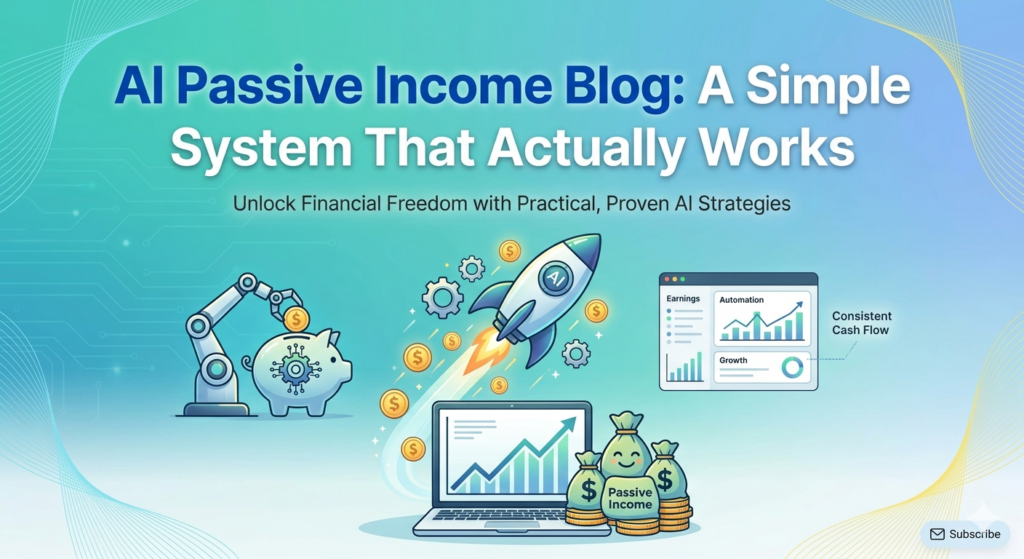 AI Passive Income Blog: A Simple System That Actually Works